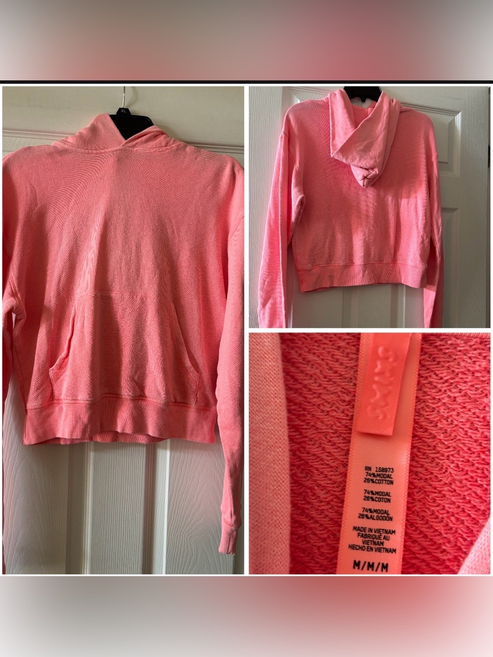 Skims Bubblegum Pink hoodie